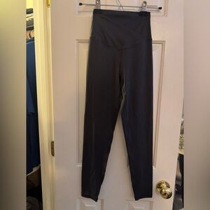 Aerie High-Waisted Crossover Leggings Gray Small NWOT